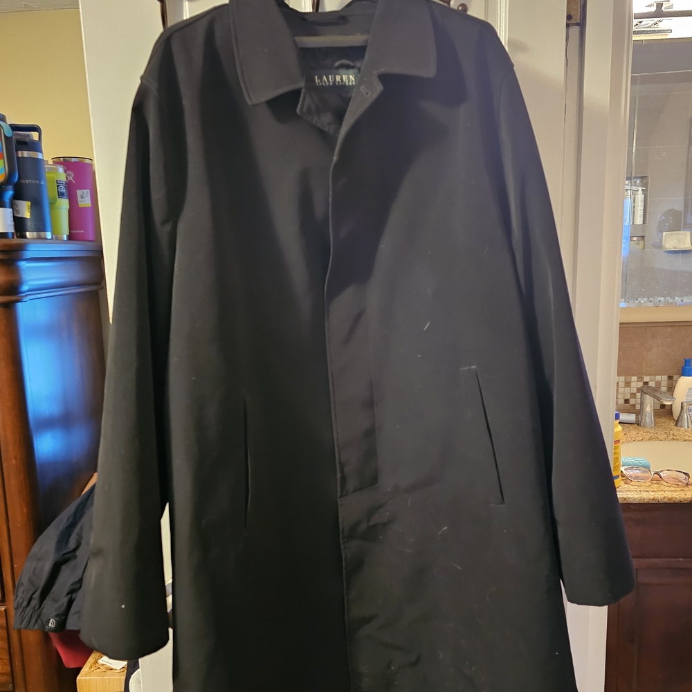 Men's Ralph Lauren Black Trench Coat